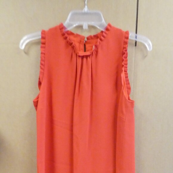 Sezane Red Adeline Sleeveless Mini Dress - Size: 6(38) - Picture 2 of 14